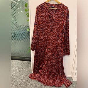 Walmart Scoop Brand Size XXL 20. Red, Navy, Black Dress